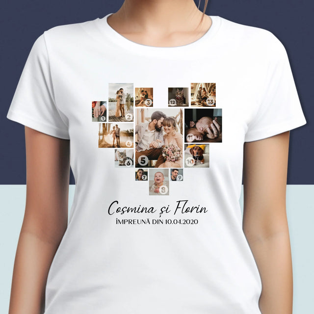 Colaj De Fotografii: Dragă Bunicul - Tricou Pentru Femei