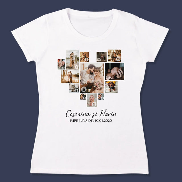 Colaj De Fotografii: Dragă Bunicul - Tricou Pentru Femei