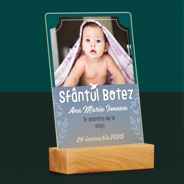 Fotografie Si Semnătură: Sfântul Botez - Imprimare Pe Sticlă Acrilică (Verticală)