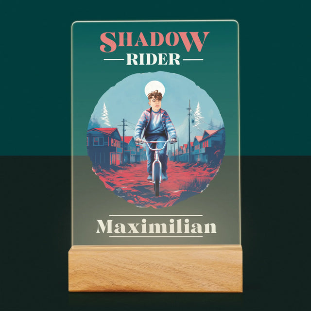Personajul Tău: Shadow Rider - Imprimare Pe Sticlă Acrilică (Verticală)
