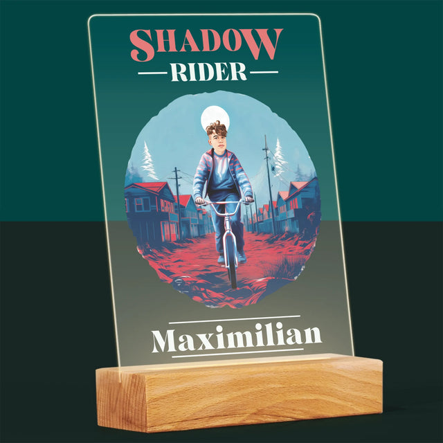 Personajul Tău: Shadow Rider - Imprimare Pe Sticlă Acrilică (Verticală)