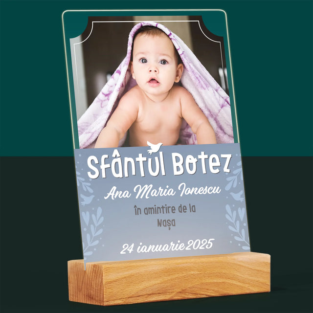 Fotografie Si Semnătură: Sfântul Botez - Imprimare Pe Sticlă Acrilică (Verticală)