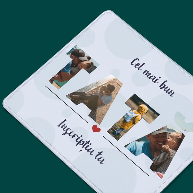 Cuvânt Din Fotografii: Fotografii Și Semnătură - Mouse Pad