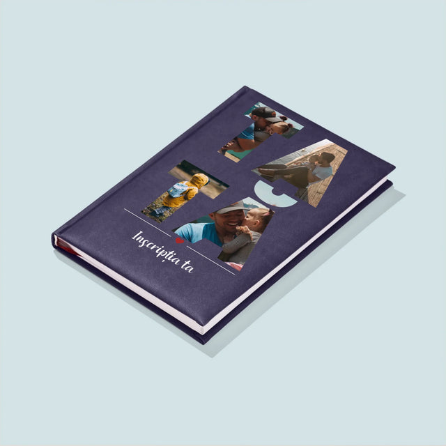 Cuvânt Din Fotografii: Tată Din Fotografiile Tale - Carte Pentru Notițe Cu Fotografie