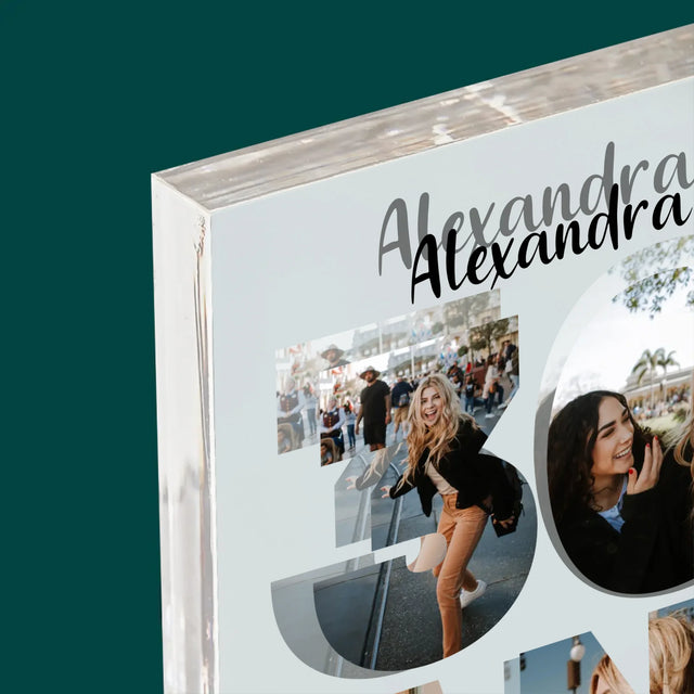 Cuvânt Din Fotografii: 30 Ani Din Fotografiile Tale - Bloc Acrilic