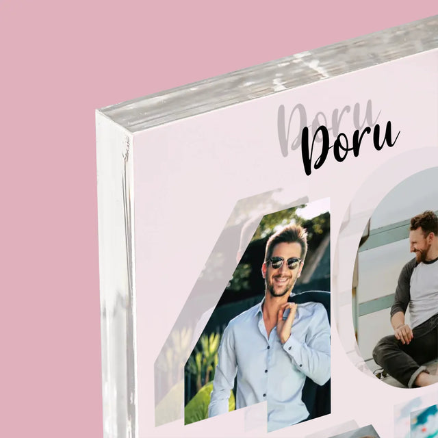 Cuvânt Din Fotografii: 40 Ani Din Fotografiile Tale - Bloc Acrilic