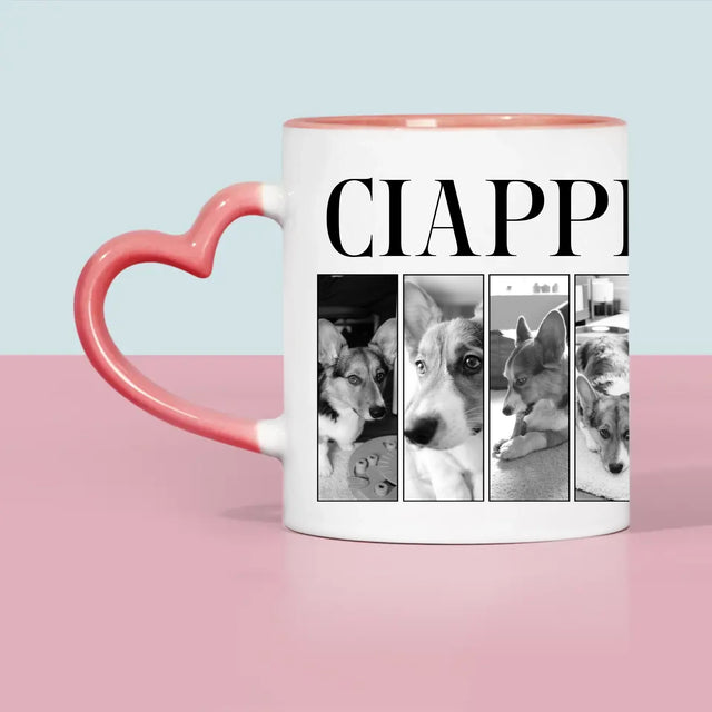 Colaj De Fotografii: Bootleg Clasic Cu Cățeluș - Cană