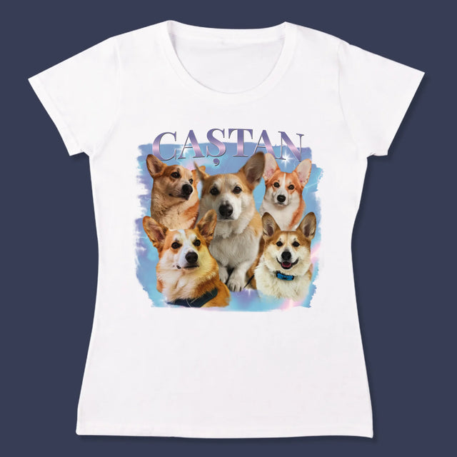 Personajul Tău: Bootleg Cu Cîinele Tău - Tricou Pentru Femei