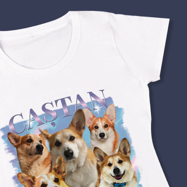 Personajul Tău: Bootleg Cu Cîinele Tău - Tricou Pentru Femei