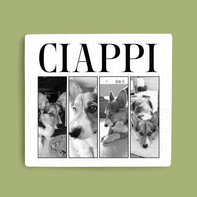 Colaj De Fotografii: Bootleg Clasic Cu Cățeluș - Puzzle
