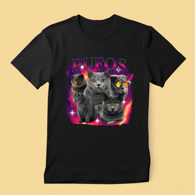 Personajul Tău: Bootleg Cu Pisicul Tău - Tricou Pentru Bărbați