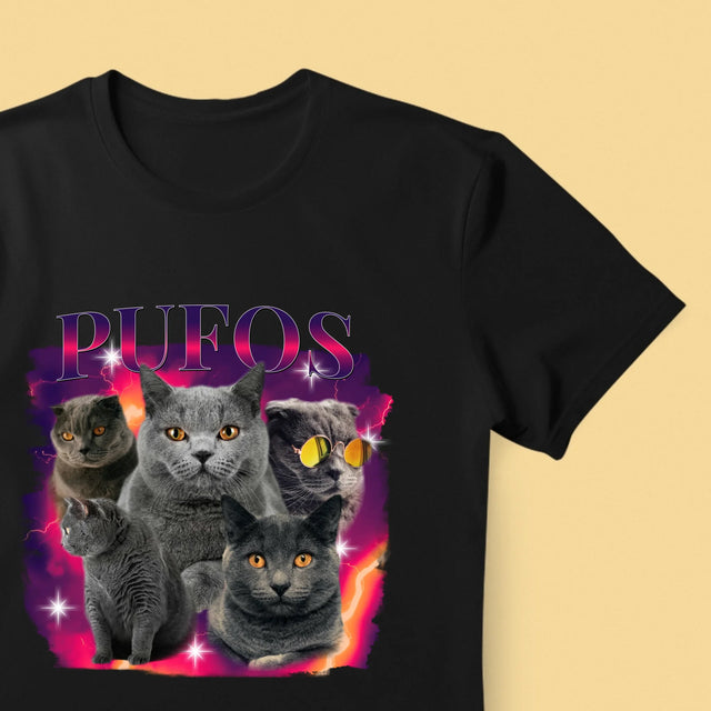 Personajul Tău: Bootleg Cu Pisicul Tău - Tricou Pentru Bărbați