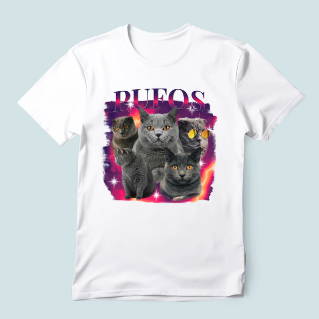 Personajul Tău: Bootleg Cu Pisicul Tău - Tricou Pentru Bărbați