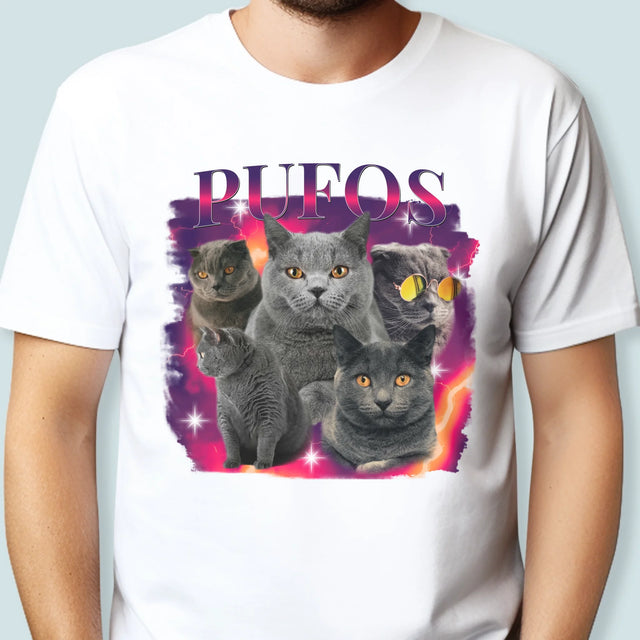 Personajul Tău: Bootleg Cu Pisicul Tău - Tricou Pentru Bărbați