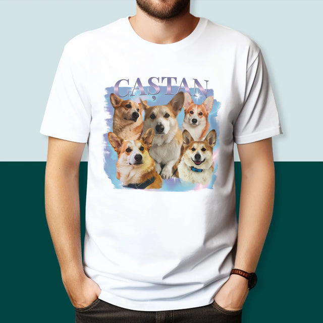 Personajul Tău: Bootleg Cu Cîinele Tău - Tricou Pentru Bărbați