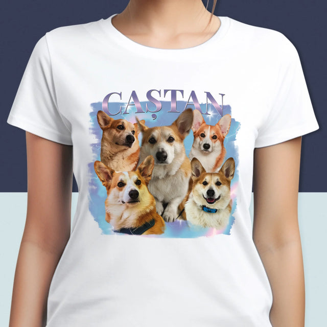 Personajul Tău: Bootleg Cu Cîinele Tău - Tricou Pentru Femei